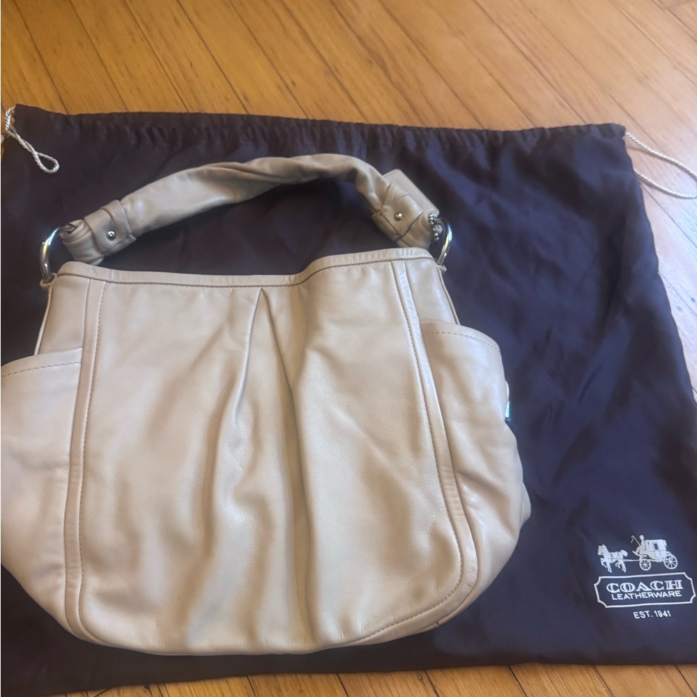 Coach Pink Fabric Interior Bag